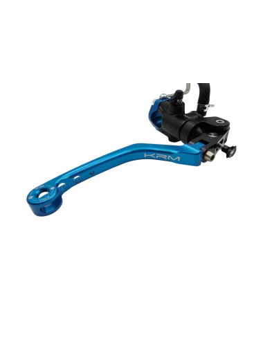Maitre cylindre de frein avant radial - levier repliable KRM noir/bleu
