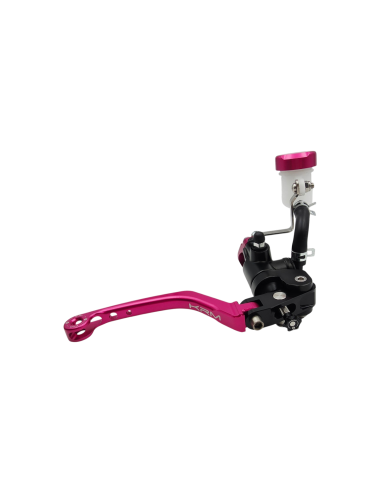 Maitre cylindre de frein avant radial - levier repliable KRM noir/rose
