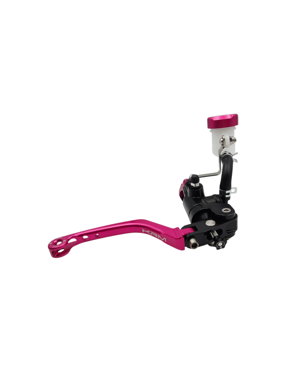 Maitre cylindre de frein avant radial - levier repliable KRM noir/rose