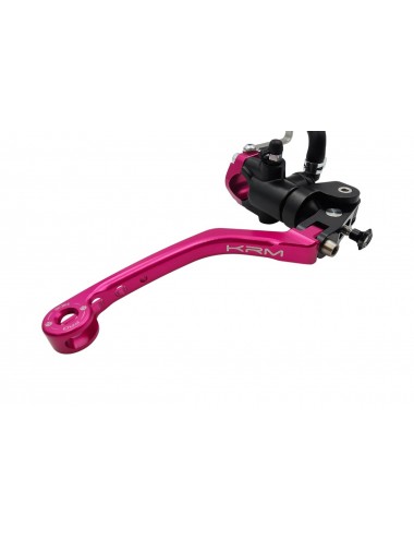 Maitre cylindre de frein avant radial - levier repliable KRM noir/rose