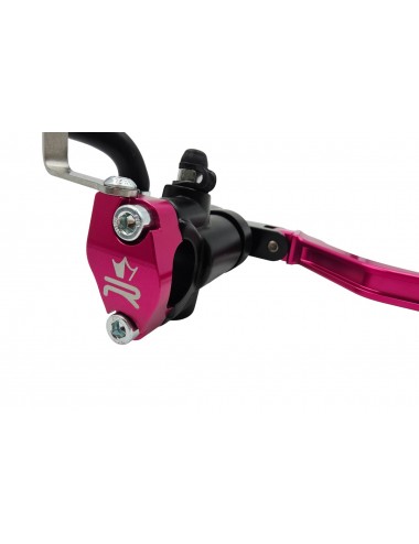 Maitre cylindre de frein avant radial - levier repliable KRM noir/rose