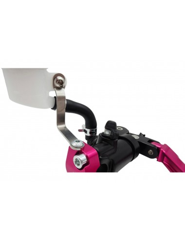 Maitre cylindre de frein avant radial - levier repliable KRM noir/rose