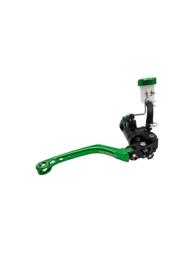 Maitre cylindre de frein avant radial - levier repliable KRM noir/vert