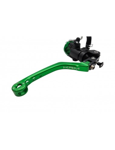 Maitre cylindre de frein avant radial - levier repliable KRM noir/vert
