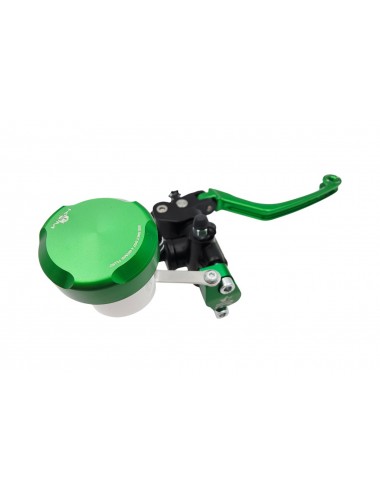 Maitre cylindre de frein avant radial - levier repliable KRM noir/vert