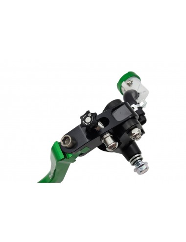 Maitre cylindre de frein avant radial - levier repliable KRM noir/vert