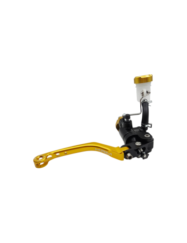 Maitre cylindre de frein avant radial - levier repliable KRM noir/or