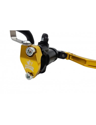 Maitre cylindre de frein avant radial - levier repliable KRM noir/or