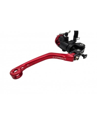 Maitre cylindre de frein avant radial - levier repliable KRM noir/rouge