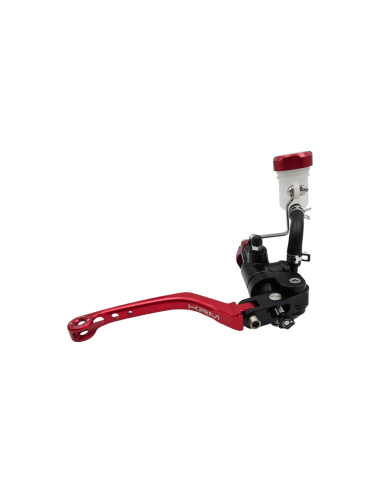 Maitre cylindre de frein avant radial - levier repliable KRM noir/rouge