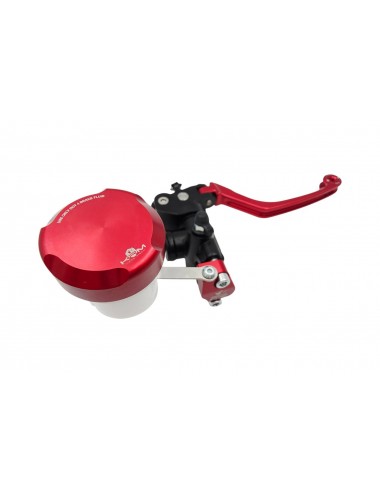 Maitre cylindre de frein avant radial - levier repliable KRM noir/rouge