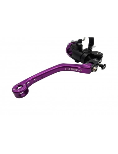 Maitre cylindre de frein avant radial - levier repliable KRM noir/violet