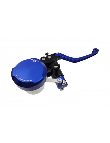 Maitre cylindre de frein avant radial - levier repliable KRM noir/bleu foncé