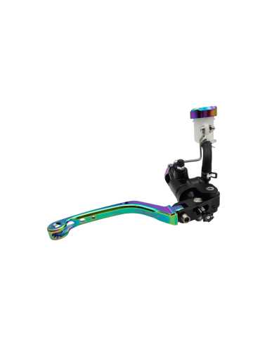 Maitre cylindre de frein avant radial - levier repliable KRM noir/néo-chrome