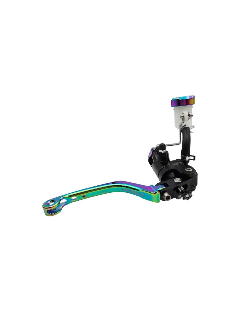 Maitre cylindre de frein avant radial - levier repliable KRM noir/néo-chrome