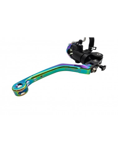 Maitre cylindre de frein avant radial - levier repliable KRM noir/néo-chrome