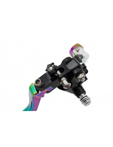 Maitre cylindre de frein avant radial - levier repliable KRM noir/néo-chrome