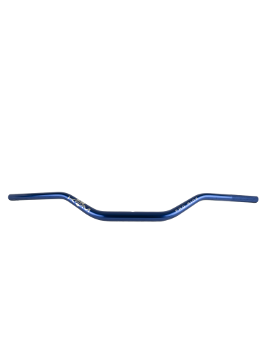 Guidon full bleu foncé et holographique gros diamètre KRM Pro Ride sans mousse (défauts d'aspect)