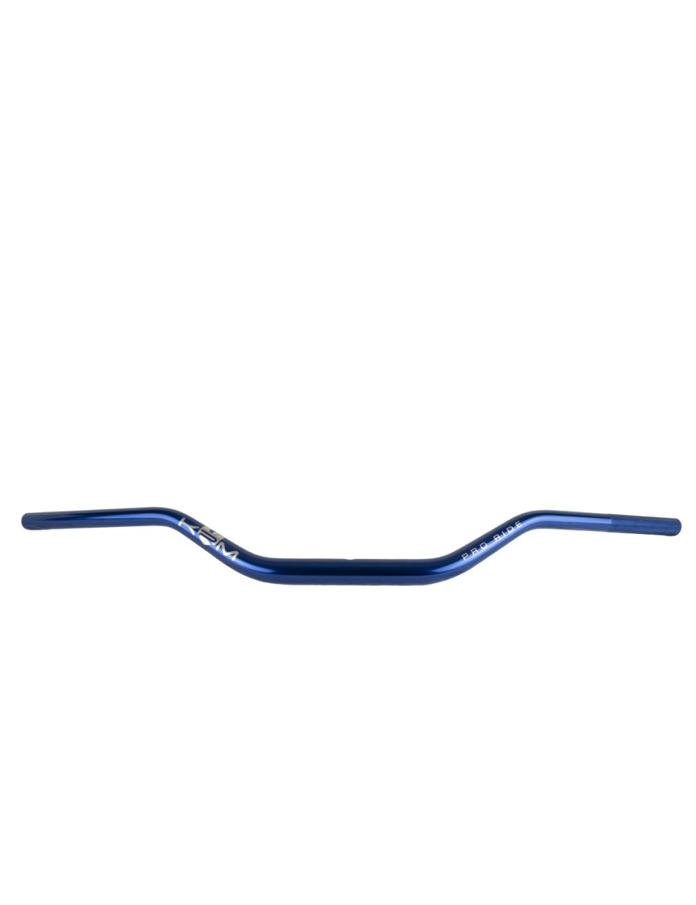 Guidon full bleu foncé et holographique gros diamètre KRM Pro Ride sans mousse (défauts d'aspect)
