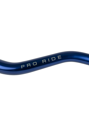 Guidon full bleu foncé et holographique gros diamètre KRM Pro Ride sans mousse (défauts d'aspect)