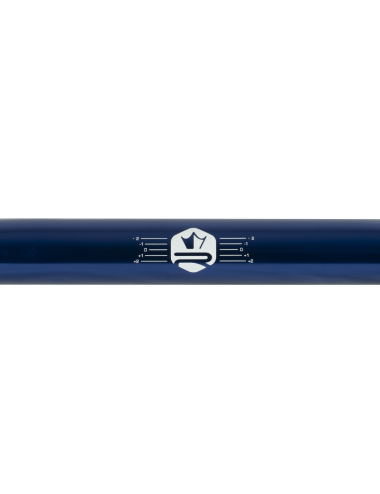 Guidon full bleu foncé et holographique gros diamètre KRM Pro Ride sans mousse (défauts d'aspect)