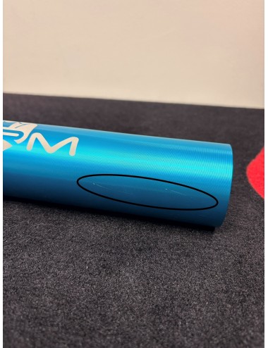 Tube (enveloppe) de silencieux KRM turquoise (défauts d'aspect)