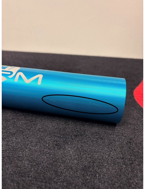 Tube (enveloppe) de silencieux KRM turquoise (défauts d'aspect)