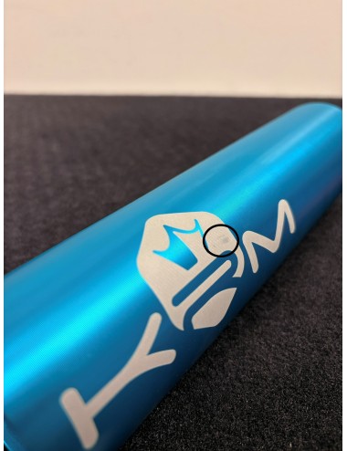 Tube (enveloppe) de silencieux KRM turquoise (défauts d'aspect)