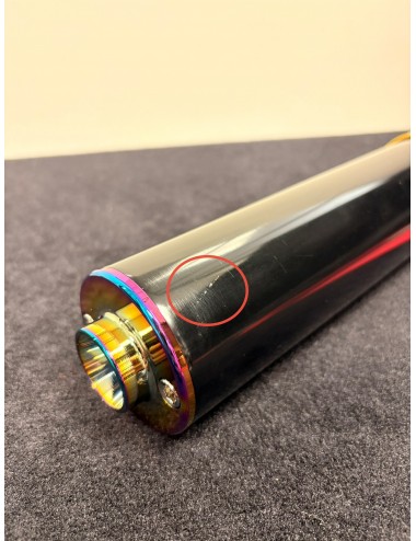 Silencieux KRM 50-70cc alu noir/Néo-chrome/holographique (défauts d'aspect)