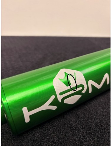 Silencieux KRM 70-90cc alu full vert (défauts d'aspect)